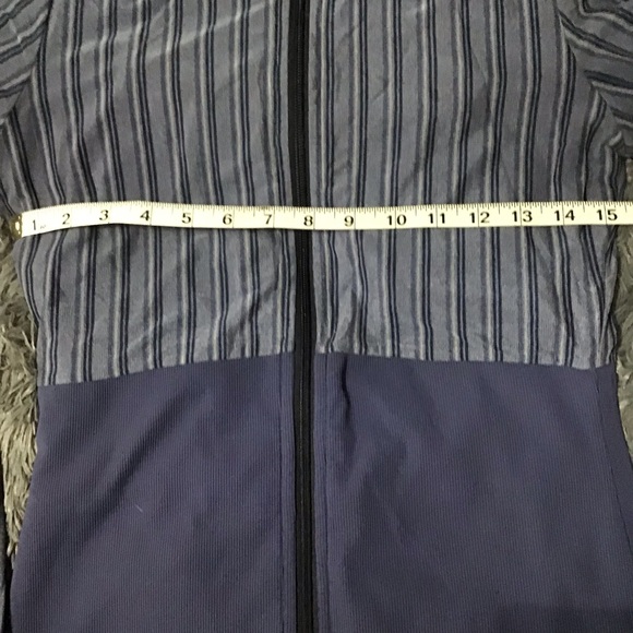 2 Lululemon EUC Hoodie Lot: Purple & Blue Stripe Sz 6. - Picture 13 of 15